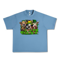 Pebble Blue St patrick's day heifers Urban Heavy Tee - RanaPortraitStore