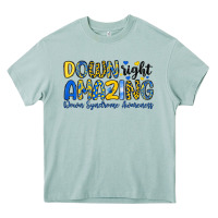 Arona down right amazing down syndrome awareness Heavy Core Tee - Artiststas