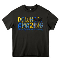 Asphalt down right amazing down syndrome awareness Heavy Core Tee - Artiststas