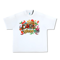 White cinco de mayo caregiver Urban Heavy Tee - CowGirlArtShop