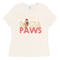 Bone Christmas Dogs Paws Ladies Tee - Bettercallsaul