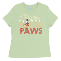 Matcha Christmas Dogs Paws Ladies Tee - Bettercallsaul