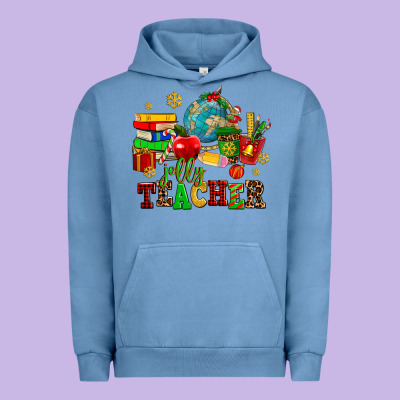 Christmas Jolly Teachers Urban Hoodie Designed By Adodesignshop