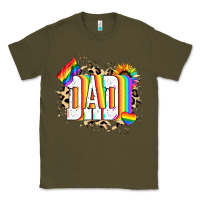 Army Green Dad Pride Classic Tee - NancyCooperArtShop