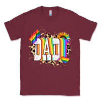 Burgundy Dad Pride Classic Tee - NancyCooperArtShop