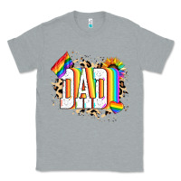 Heather Grey Dad Pride Classic Tee - NancyCooperArtShop