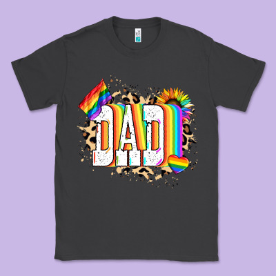 Dad Pride Classic Tee Designed By Nancycooperartshop