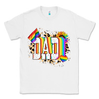 White Dad Pride Classic Tee - NancyCooperArtShop