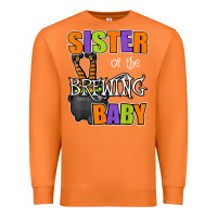 Carrot sister of brewing baby halloween theme baby shower spooky t shirt Premium Sweatshirt - minhPixels