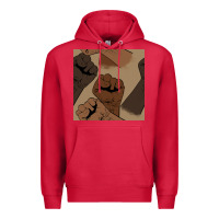 Cardinal melanin raised fist seamless pattern Premium Hoodie - BundleAndBundleShop