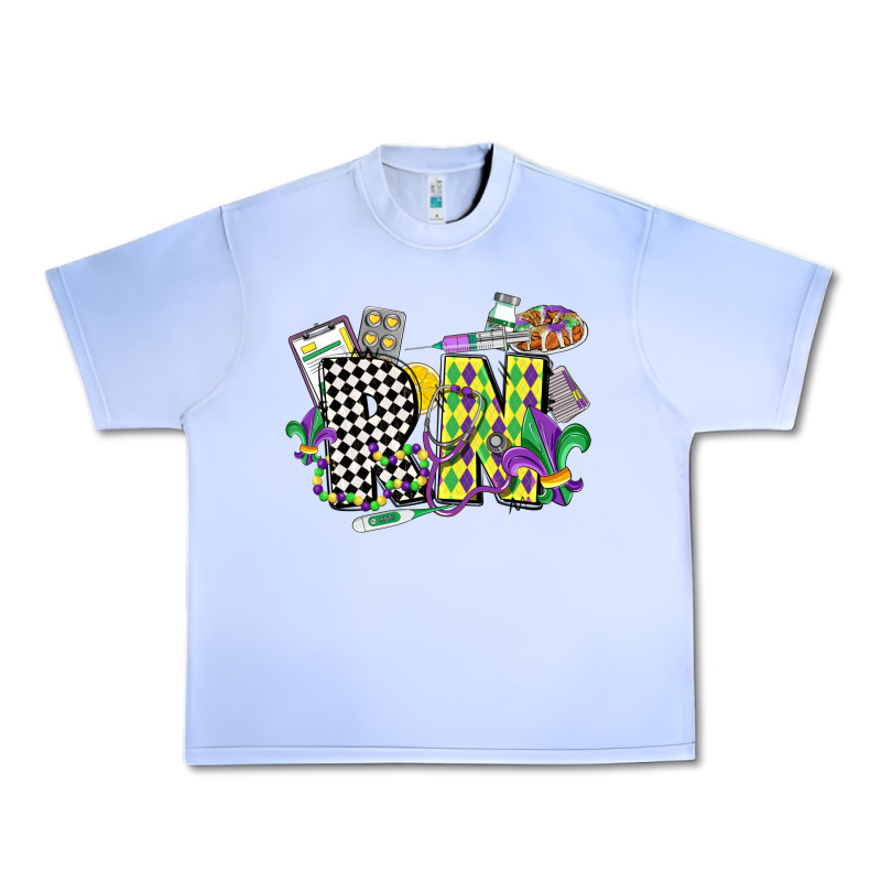 Registered Nurse Mardi Gras Urban Heavy Tee by CowGirlArtShop | Teevron