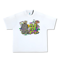 White registered nurse mardi gras Urban Heavy Tee - CowGirlArtShop