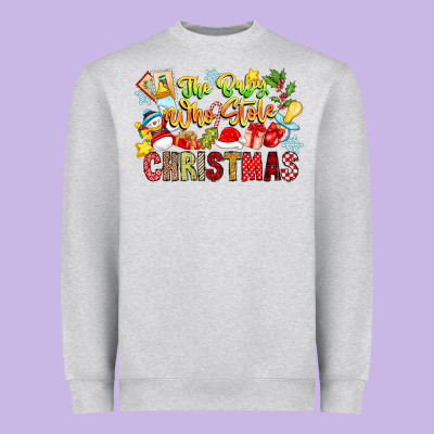 The Boy Who Stole Christmas Heavyweight Sweatshirt Designed By Cowhidedigitalart