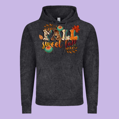 Fall Sweet Fall Vintage Hoodie Designed By Cowgirlartshop