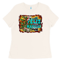 Bone feliz navidad Ladies Tee - RanaPortraitStore