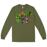 Army Green Wee bit o' Irish St. Patrick's Long Sleeve Tee - CowGirlArtShop