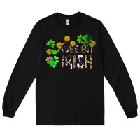 Black Wee bit o' Irish St. Patrick's Long Sleeve Tee - CowGirlArtShop
