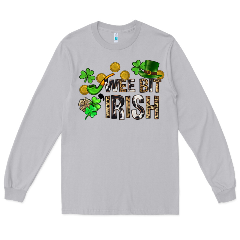 Wee Bit O' Irish St. Patrick's Long Sleeve Tee by CowGirlArtShop | Teevron