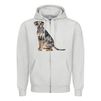 Catahoula Leopard Dog Zipper Hoodie | Teevron