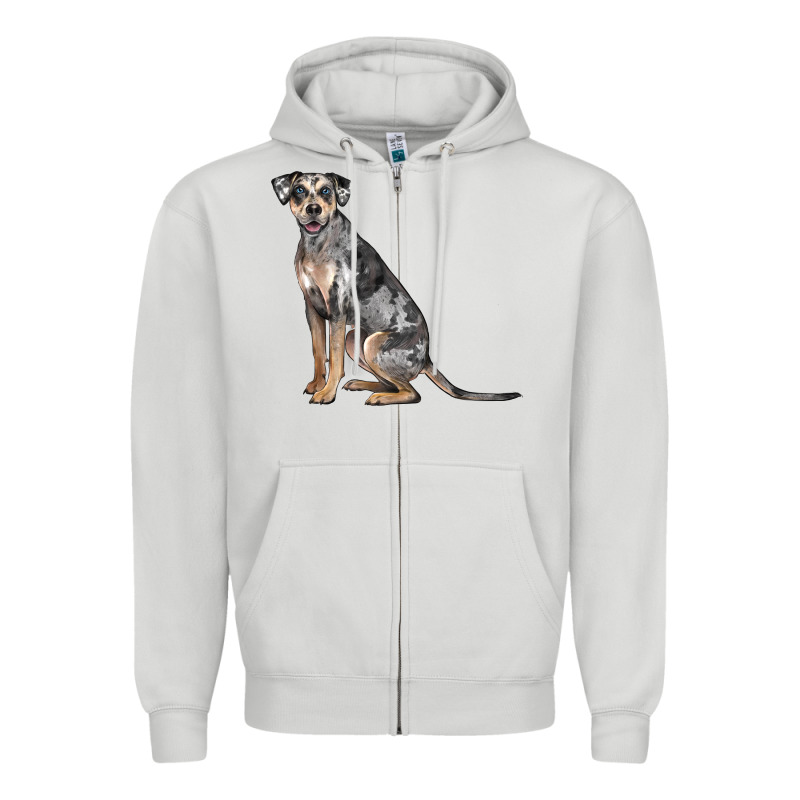 Catahoula Leopard Dog Zipper Hoodie by LillyAllenDesigns | Teevron