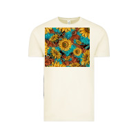 Vintage Arctic rustic sunflowers Vintage Tee - TumblerDesignByShophia