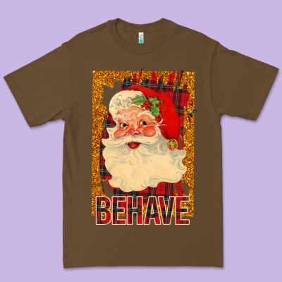 Behave Santa Premium Tee Designed By Bettercallsaul