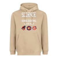 Mushroom Science Ruining Everything Since 1543 Aliens Heavyweight Hoodie - minhPixels