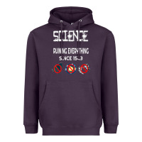Plum Science Ruining Everything Since 1543 Aliens Heavyweight Hoodie - minhPixels