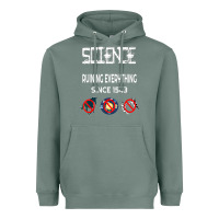 Sage Science Ruining Everything Since 1543 Aliens Heavyweight Hoodie - minhPixels