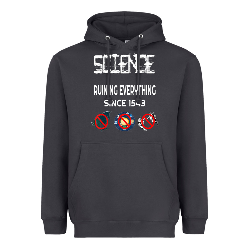 Science Ruining Everything Since 1543 Aliens Heavyweight Hoodie by minhPixels | Teevron