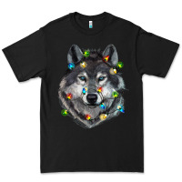 Black Christmas with wolf Premium Tee - RanaPortraitStore
