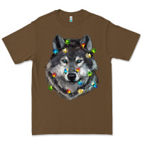 Cacao Christmas with wolf Premium Tee - RanaPortraitStore