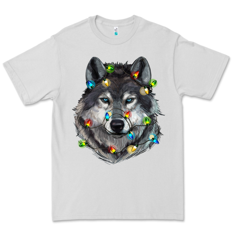 Christmas With Wolf Premium Tee by RanaPortraitStore | Teevron
