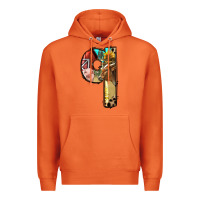 Carrot Farm Life Alphabet Lowercase Letters Q Premium Hoodie - BundleAndBundleShop