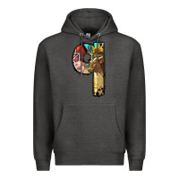 Charcoal Heather Farm Life Alphabet Lowercase Letters Q Premium Hoodie - BundleAndBundleShop