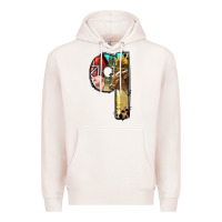 Pale Pink Farm Life Alphabet Lowercase Letters Q Premium Hoodie - BundleAndBundleShop