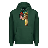 Sports Green Farm Life Alphabet Lowercase Letters Q Premium Hoodie - BundleAndBundleShop