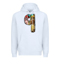 White Farm Life Alphabet Lowercase Letters Q Premium Hoodie - BundleAndBundleShop