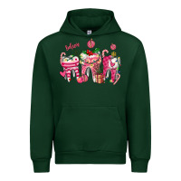 Forest Green pink christmas teeth Urban Hoodie - AdoDesignShop