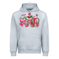 Heather Grey pink christmas teeth Urban Hoodie - AdoDesignShop