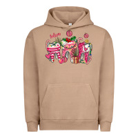 Pigment Burro pink christmas teeth Urban Hoodie - AdoDesignShop