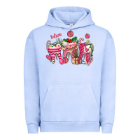 Pigment Grape Ice pink christmas teeth Urban Hoodie - AdoDesignShop