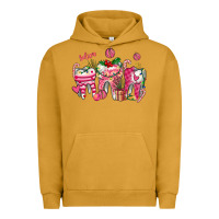 Pigment Peanut Butter pink christmas teeth Urban Hoodie - AdoDesignShop
