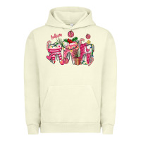 Pigment Pistachio pink christmas teeth Urban Hoodie - AdoDesignShop