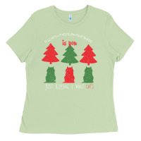 Matcha All Want For Christmas is You Just Kidding I Want Cats Ladies Tee - Bettercallsaul