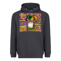 Smoke mardi gras gnomes mask serape sunflowers Heavyweight Hoodie - Artiststas