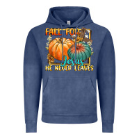 Vintage Denim fall for jesus he never fails Vintage Hoodie - CowGirlArtShop