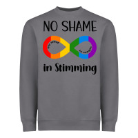 Storm no Shame Stimming Heavyweight Sweatshirt - CowhideDigitalArt