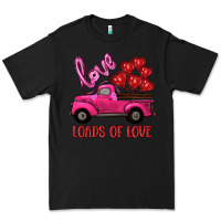 Black valentine's day loads of love turck with balloons Premium Tee - RanaPortraitStore