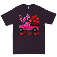 Plum valentine's day loads of love turck with balloons Premium Tee - RanaPortraitStore